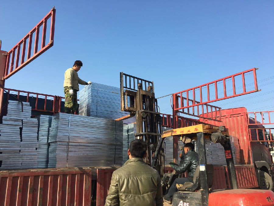 熱鍍鋅異形鋼格板平臺 熱鍍鋅異形鋼格板平臺