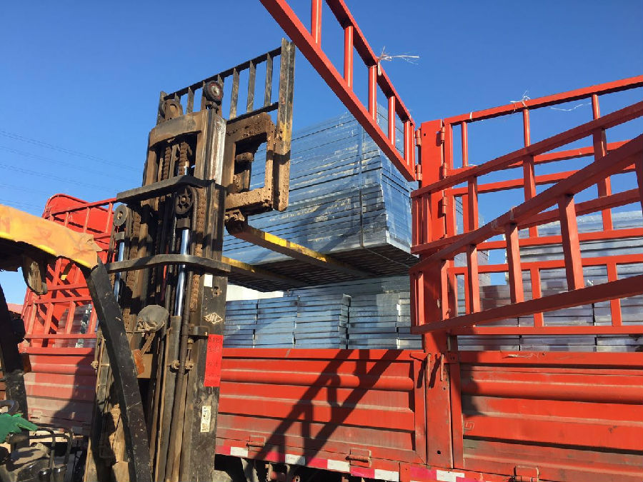 熱鍍鋅防滑鋼格柵平臺 熱鍍鋅防滑鋼格柵平臺